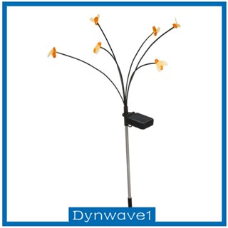 [Dynwave1] โคมไฟพลังงานแสงอาทิตย์ รูปผึ้ง สําหรับตกแต่งสวน สนามหญ้า วันหยุด