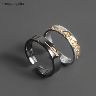 [FREG] 1Pcs Couple Rings Open Ring For Women Men Adjustable Finger Rings Romantic Lovers Anniversary Jewelry Gift FDH