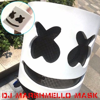 หมวกกันน็อคคอสเพลย์ Marshmello สําหรับปาร์ตี้ฮาโลวีน ☆สไตล์ตะวันตก