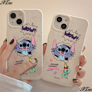 เคสโทรศัพท์มือถือ แบบนิ่ม ลายการ์ตูน Stitch กันกระแทก สําหรับ Apple Iphone 13 Max 14pro 8 7 1211 plus 5VLS