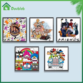 【Doub X ✮】ภาพจิตรกรรมปักครอสสติตช์ รูปฟิล์ม 5D สําหรับตกแต่งบ้าน DIY ✮