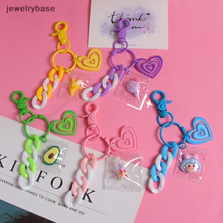 [jewelrybase] พวงกุญแจรถยนต์ จี้ผลไม้น่ารัก หวานแหวว สําหรับผู้หญิง 1 ชิ้น