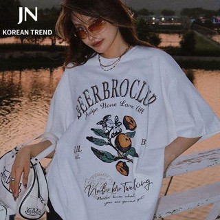 JN Studio  เสื้อยืด ครอป เสื้อยืดผู้หญิง สไตล์เกาหลี  Beautiful สวยงาม High quality ins A29J0MK 36Z230909