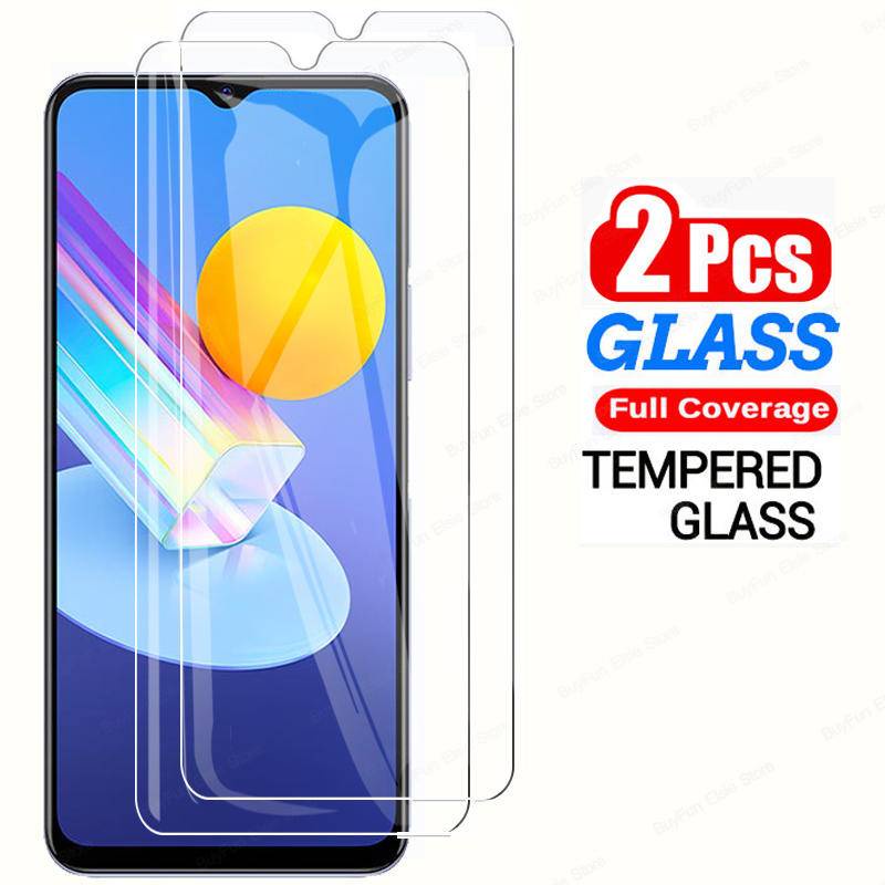 2pcs HD ฟิล์มกระจกนิรภัยสําหรับ Vivo V9 Youth Pro X9 X9s X7 X6 X6S V7 V5 Plus ป้องกันหน้าจอสําหรับ V