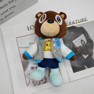 Sta5 Kanye Teddy Bear Plush Toys Dropout Bear Stuffed Dolls Gift For Kids Home Decor Toys For Kids Throw Pillow