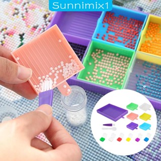 [Sunnimix1] ถาดเก็บอุปกรณ์วาดภาพปักเพชร ความจุขนาดใหญ่ DIY