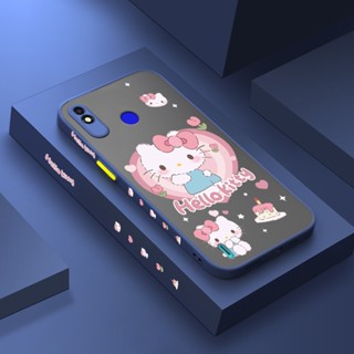 สําหรับ Tecno Spark 4 Lite Kc 8 เคสการ์ตูนน่ารัก Hello Kitty แฟชั่น ฝ้า บาง เคสโทรศัพท์ กันกระแทก ขอบซิลิโคนนิ่ม เคสป้องกัน