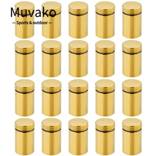 Muvako สกรูสเตนเลส สีทอง 1/2 นิ้ว X 0.78 นิ้ว สําหรับแขวนกรอบรูป 20 ชิ้น