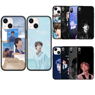 Xx45 เคสโทรศัพท์มือถือ ซิลิโคนนุ่ม ลาย Kim Seok Jin สําหรับ iPhone 12 11 Pro X XS Max Mini