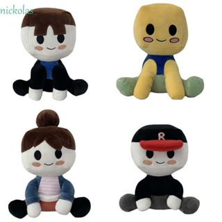 Nickolas Blox Buddies หมอนตุ๊กตา ผ้าฝ้าย แบบนิ่ม สีเหลือง ของเล่นสําหรับเด็ก