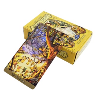 ไพ่ทาโรต์ ลายการ์ตูน Victorian Fairy Card Tarot 78 ใบ สําหรับเล่นไพ่ทาโรต์