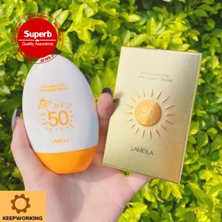 Lameila ครีมกันแดด ปกป้องผิวจากแสงแดด Spf50 + ++++ 55 มล. Pa C3J2