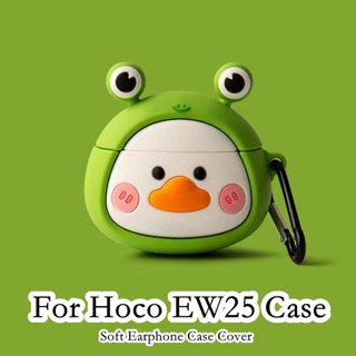 【คุณภาพสูง】เคสหูฟัง แบบนิ่ม ลายการ์ตูนฉลาม สําหรับ Hoco EW25 Hoco EW25