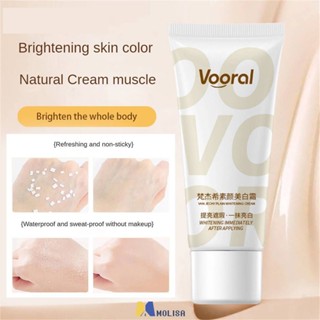 Voral Suyan Whitening Cream Moisturizing Lazy Face Cream Nude แต่งหน้า Moisturizing Brightens Face Body Suyan Cream Sodium Hyaluronate MOLISA