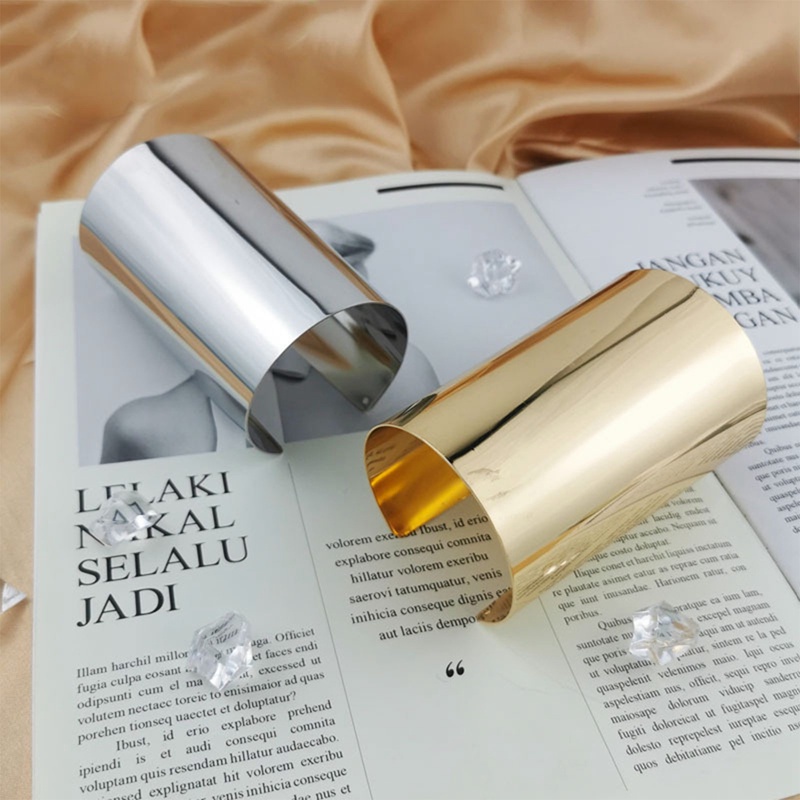 Bhy กําไลข้อมือ สร้อยข้อมือ สําหรับผู้หญิง เปิดกว้าง ลวดสร้อยข้อมือ ทอง ข้อมือ ห่อข้อมือ เครื่องประดับ - รูปที่ 5