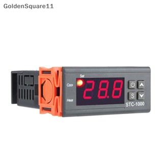 Goldensquare เทอร์โมสตัทควบคุมอุณหภูมิดิจิทัล LED STC-1000 DC12V DC24V AC110-220V