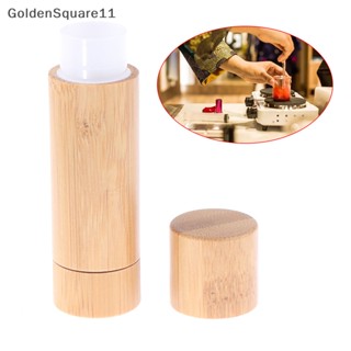 Goldensquare ขวดเปล่า ไม้ไผ่ธรรมชาติ ขนาด 4 มล. สําหรับใส่เครื่องสําอาง ลิป เดินทาง DIY 1 ชิ้น