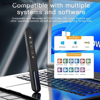 [perfectend] รีโมตคอนโทรลไร้สาย 2.4Ghz USB PPT Powerpoint Clicker รองรับ Hyperlink และ Volume Control [TH]