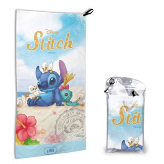 【มีสินค้า】ผ้าขนหนูไฟเบอร์ พิมพ์ลาย Lilo &amp; Stitch แห้งเร็ว ขนาด 40*80 ซม. สําหรับทุกเพศ