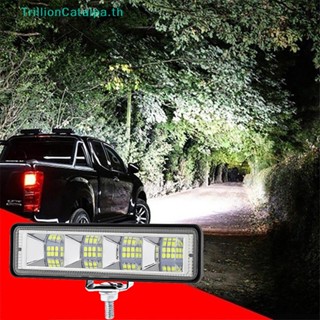 Trillioncatalpa ไฟตัดหมอก LED 6 นิ้ว สําหรับรถยนต์ SUV ออฟโร้ด 2 ชิ้น