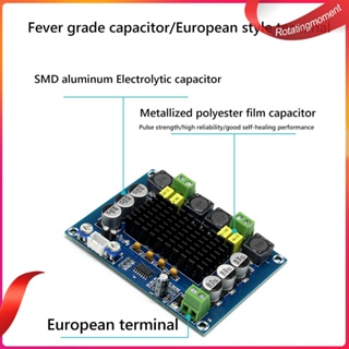 ❤ Rotatingmoment XH-M543 โมดูลขยายเสียงสเตอริโอ ช่องคู่ TPA3116D2 2x120W