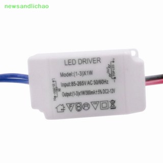 Newsandlichao หม้อแปลงพาวเวอร์ซัพพลายอิเล็กทรอนิกส์ AC 85V-265V เป็น DC 12V LED 3X1W