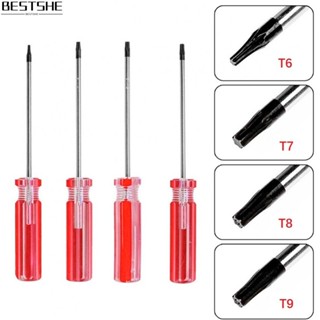 ไขควงโครเมี่ยม แม่เหล็ก สีแดง และสีเงิน สําหรับ Xbox T6 T7 T8 T9