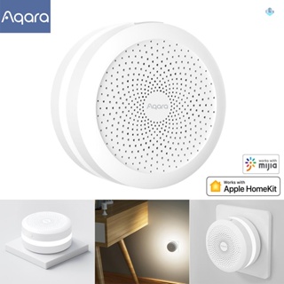 Aqara M1S Hub Aqara Zigbee Gateway พร้อมไฟกลางคืน RGB LED ลําโพงในตัว Smart Linkage Gateway ทํางานร่วมกับ Apple Homekit Aqara Home APP