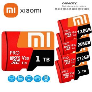 Xiao Mi การ์ดหน่วยความจํา 32GB 64GB 128GB 256GB 512GB 1TB Micro TF SD Class10 สําหรับอะแดปเตอร์สมาร์ทโฟน