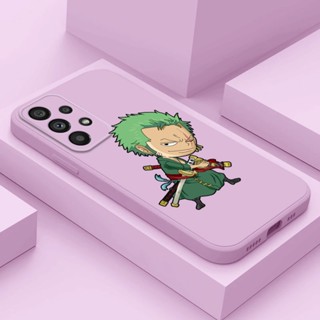 เคสโทรศัพท์มือถือ ซิลิโคนนิ่ม ลายวันพีซ Roronoa Zoro สําหรับ Samsung Galaxy A20 A30 A20E A30S A50S A21 A21S A24