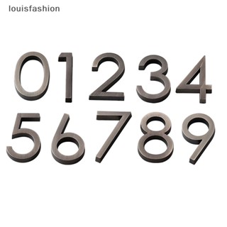 Lfth สติกเกอร์ตัวเลข ตัวอักษร ตัวเลข บ้าน สไตล์โมเดิร์น