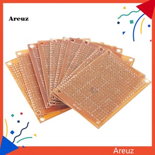 Are บอร์ดวงจรทดลอง PCB ทองแดง 5x7 ซม. 10 ชิ้น