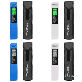 Uki เครื่องทดสอบคุณภาพน้ําดิจิทัล TDS EC Meter เครื่องวัดอุณหภูมิน้ํา TEMP