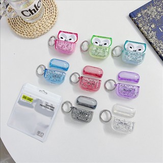 เคสหูฟังไร้สาย กันกระแทก แต่งฟอยล์สีเงิน สําหรับ Airpods Pro2 1 2 3 Pro