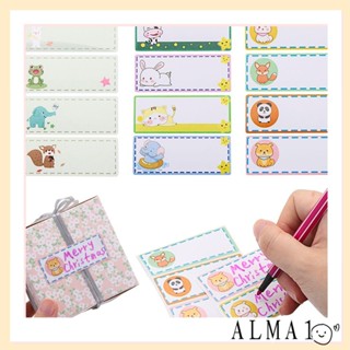 ALMA สติกเกอร์ซีลเปล่า สําหรับตกแต่งกล่องอาหาร เค้ก DIY