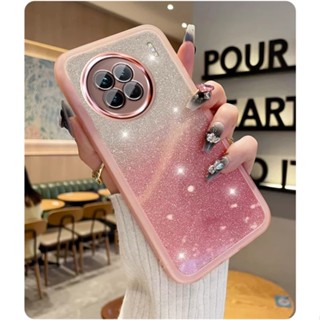 เคสโทรศัพท์มือถือ ไล่โทนสีชมพู สําหรับ vivo X90 X80 X70 X60 X50 Pro