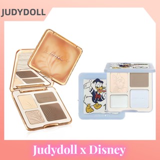 Judydoll พาเลทไฮไลท์จมูก เนื้อแมตต์ สี่สี สําหรับคอนทัวร์ ไฮไลท์