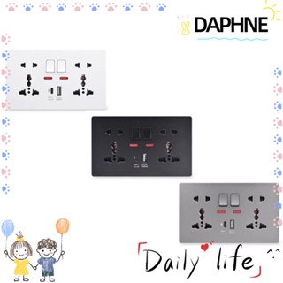 DAPHNE เต้าเสียบ 18W ชาร์จอินเตอร์เฟซ 4A สวิตช์ควบคุมอัจฉริยะ แบบเร็ว