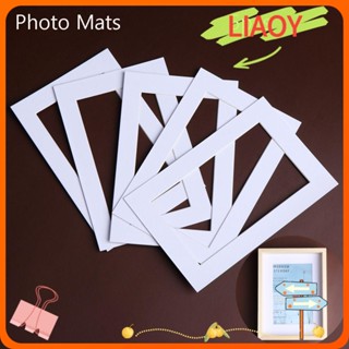 Liaoy 5 ชิ้น / ล็อต เสื่อภาพถ่าย DIY ศิลปะ แฟชั่น กระดาษแข็ง