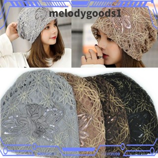 MELODYGOODS1 หมวกโดม หมวกลูกไม้ ลายดอกไม้ แฟชั่น