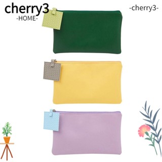 CHERRY3 กระเป๋าเครื่องสําอาง มีซิป ขนาดเล็ก สีแคนดี้ แบบสร้างสรรค์