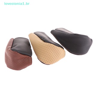 Loveoionia1 ปลอกหุ้มหัวเกียร์รถยนต์ หนัง PU กันลื่น