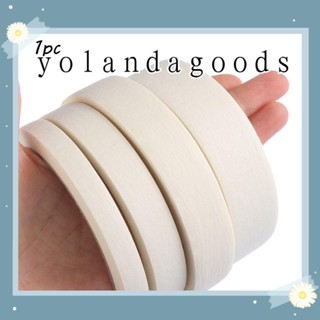 ☆Yola☆ เทปสติกเกอร์ปักครอสติส กันสกปรก 20 เมตร สีขาว สะดวก DIY