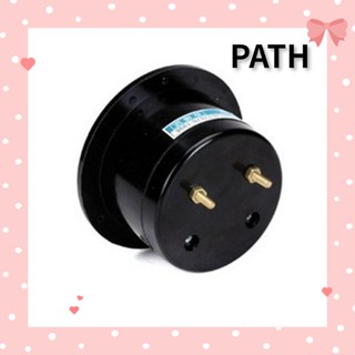 Path เครื่องวัดแรงดันไฟฟ้าอะนาล็อก โวลต์มิเตอร์ DC พลาสติก ทรงกลม 65C5 ทนทาน 0-15 V สีดํา