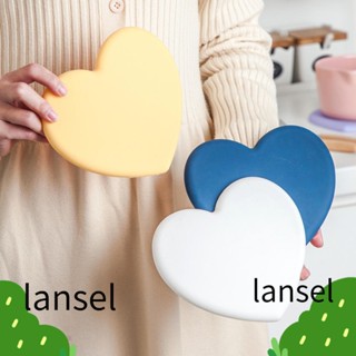 Lansel แผ่นรองจาน ซิลิโคน แบบหนา กันลื่น ทนความร้อน