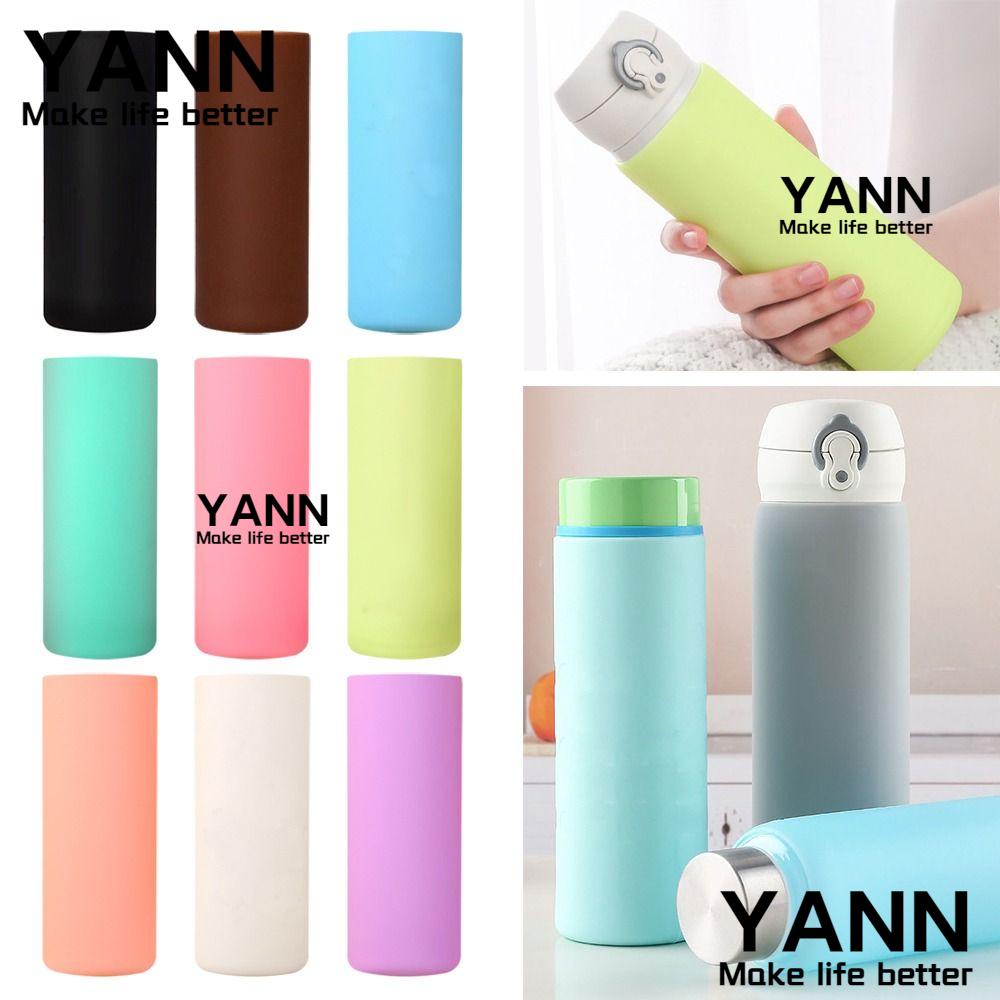 Yann1 ฝาครอบขวดน้ํา ซิลิโคน กันลื่น สําหรับกลางแจ้ง