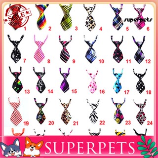 Superpets เนคไทน่ารัก ปรับได้ แฟชั่น สําหรับสัตว์เลี้ยง สุนัข แมว