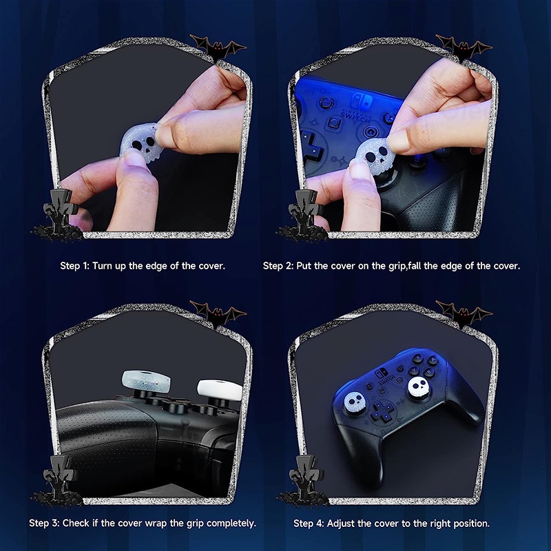 Olee ฝาครอบปุ่มกดจอยสติ๊ก ซิลิโคน อุปกรณ์เสริม สําหรับ PS5 PS4 Switch Pro Xbox Series X S PS5 4 ชิ้น