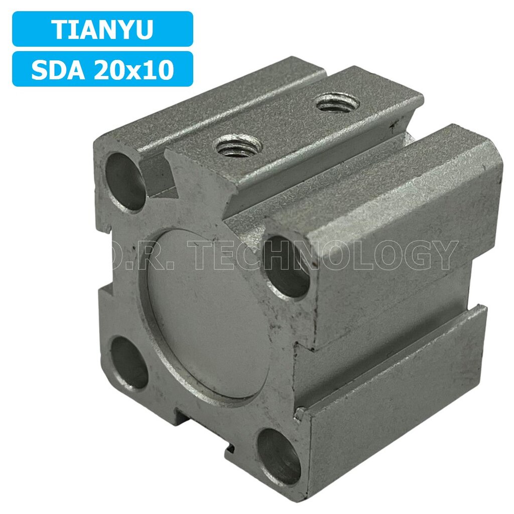 (1ชิ้น) SDA 20x10 กระบอกลมคอมแพค กระบอกลม รุ่นคอมแพค Compact Air Cylinder SDA Series แบบคอมแพค