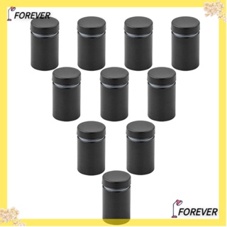 Forever สกรูสเตนเลส 1/2 นิ้ว x 1.18 นิ้ว สีดํา สําหรับแขวนกรอบรูปอะคริลิค 20 ชิ้น